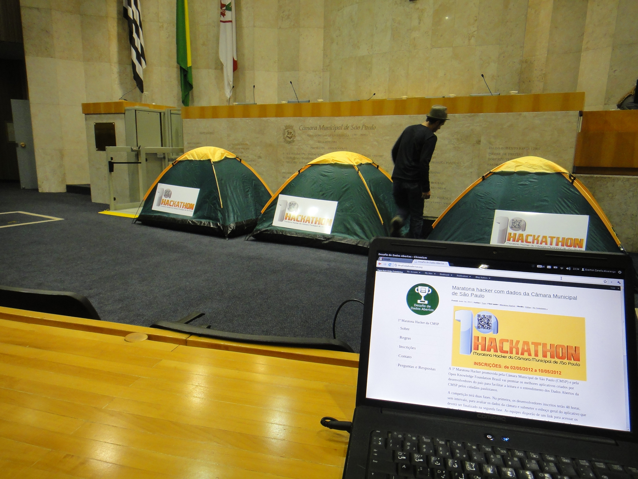 Acampando da CMSP